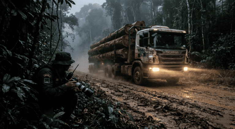 A Bandalheira Institucional: Como Funcionam as Redes de Extração Ilegal de Madeira na Amazônia