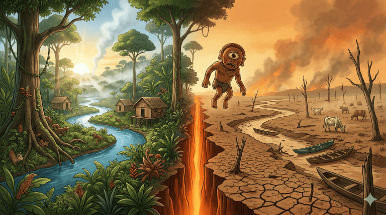 O Ponto de Não Retorno da Amazônia Explicado: Um Alerta Di Rocha Para o Futuro da Floresta e da Nossa Gente