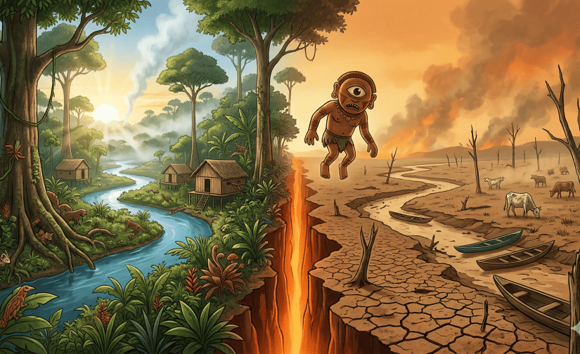 O Ponto de Não Retorno da Amazônia Explicado: Um Alerta Di Rocha Para o Futuro da Floresta e da Nossa Gente