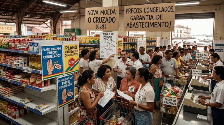 O Plano Cruzado – A Ilusão do Congelamento e a Anatomia de um Fracasso
