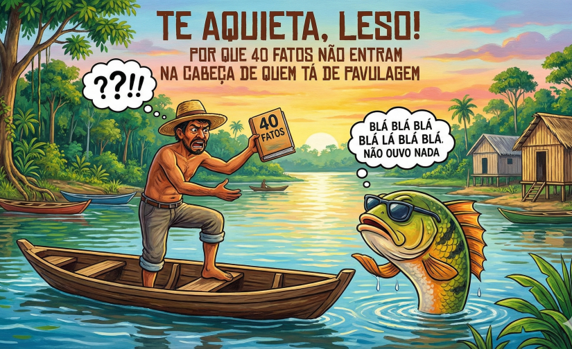 Te Aquieta, Leso! Por que 40 Fatos não Entram na Cabeça de quem tá de Pavulagem